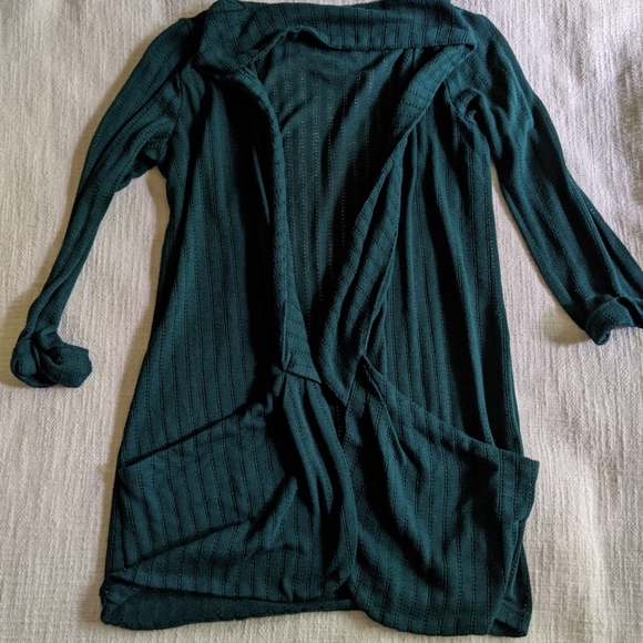 Pins and Needles Dark Teal Cardigan - Picture 3 of 3